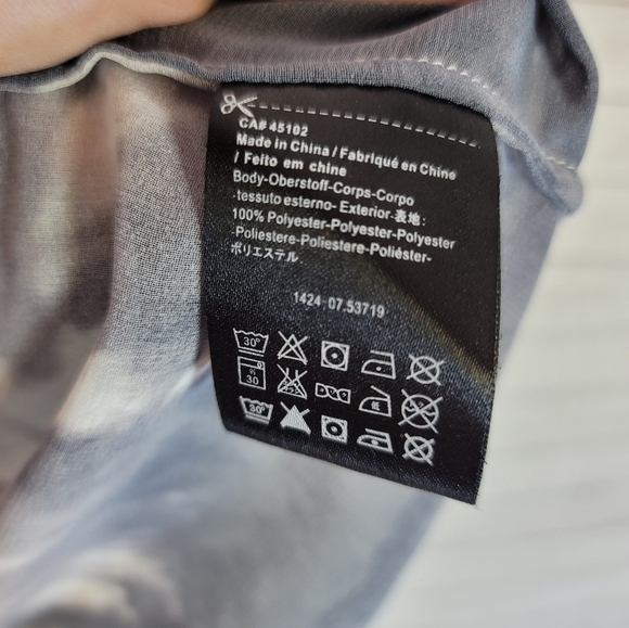 MAISON SCOTCH SHEER SHORT SLEEVE MOUNTAIN SCENE BLOUSE, SZ 6 - Picture 4 of 14